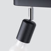 High-quality semi flush mount lighting Sollux Lighting Ceiling Lamp FORNES 2 Black
