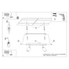 Simple flush semi flush ceiling lights Sollux Lighting Ceiling Lamp FORNES 2 Black