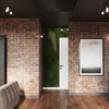 Modern lighting semi flush ceiling light for minimal interiors Sollux Lighting Ceiling Lamp FORNES 2 Black
