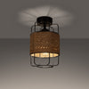 Enhance your space with Sollux Lighting Ceiling Lamp GIZUR’s modern flush mount design
