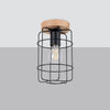 Beautiful LED lights in Sollux Lighting Ceiling Lamp GOTTO design.
