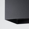 Premium Sollux Lighting HATI Black LED Flush Light
