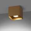 Eye-Catching Sollux Lighting HATI Gold Flush Ceiling Light
