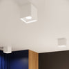 Chic Sollux Lighting HATI White Flush Ceiling Light
