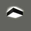 Contemporary flush mount ceiling light Sollux Lighting HORUS Black