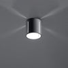 LED lighting Sollux Lighting Ceiling lamp INEZ grey