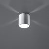 Minimalist flush mount ceiling light Sollux Lighting Ceiling Lamp INEZ White