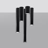Large flush mount ceiling light Sollux Lighting Ceiling lamp LAGOS 40 black