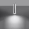 Contemporary flush ceiling lamp Sollux Lighting Ceiling Lamp LAGOS 40 White