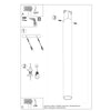 LED compatible Ceiling lamp LAGOS 60 black