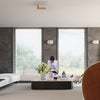 Minimalistic design Ceiling lamp LAPPO natural wood for various interior styles