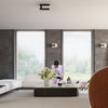 Sollux Lighting flush ceiling lamp in wenge for modern interiors