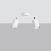 Modern LED lights Sollux Lighting Ceiling Lamp LEMMI 2 White