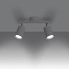 Stylish flush semi flush ceiling lights Sollux Lighting Ceiling Lamp LEMMI 2 White
