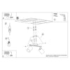 Semi flush ceiling lights LED Sollux Lighting Ceiling Lamp LEMMI 2 Black