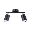 LED lighting semi flush ceiling light Sollux Lighting Ceiling Lamp LEMMI 2 Black