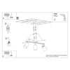 Semi flush ceiling lights LED Sollux Lighting Ceiling lamp LEMMI 3 black