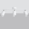 Functional semi flush ceiling lights Sollux Lighting Ceiling lamp LEMMI 3 white