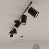LED lighting solution with Sollux Lighting Ceiling Lamp LEMMI 6L Black.
