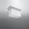 Contemporary flush ceiling lights Sollux Lighting Ceiling lamp LOBO 2 white