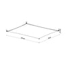 Sollux Lighting Ceiling Lamp LUNA 3 White for contemporary spaces
