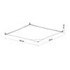Sollux Lighting Ceiling Lamp LUNA 4 White for contemporary spaces
