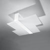 Led lights in Massimo white ceiling lamp for bedrooms
