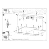 Massimo flush mount ceiling light for kitchens