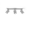 Adjustable angle semi flush mount lighting Sollux Lighting Ceiling lamp MERIDA 3 grey