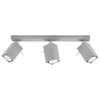 Industrial style lighting Sollux Lighting  Ceiling lamp MERIDA 3 grey