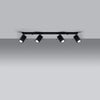 Durable lighting Sollux Lighting 
 Ceiling lamp MERIDA 4L black
