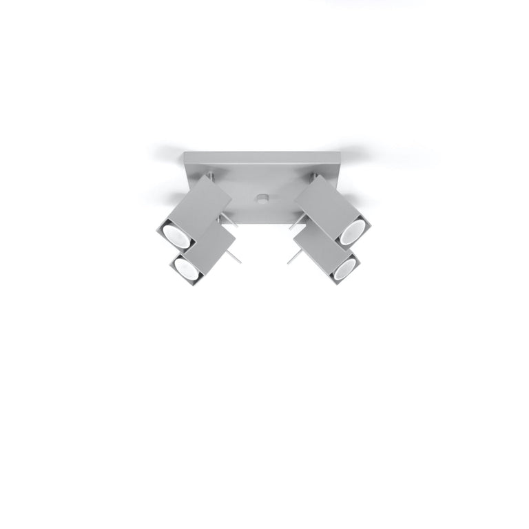 Sollux Lighting Ceiling lamp MERIDA 4 grey