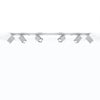 Modern industrial ceiling lights Sollux Lighting Ceiling lamp MERIDA 6L grey