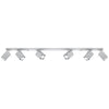 Semi flush ceiling light Sollux Lighting Ceiling lamp MERIDA 6L grey