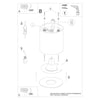MIKA Gold Flush Ceiling Light for Contemporary Interiors
