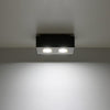 Modern Sollux Lighting Ceiling Lamp MONO 2 Black.