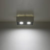 Stylish Sollux Lighting Ceiling Lamp MONO 2 White for chic decor