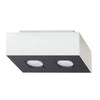 Modern Sollux Lighting Ceiling Lamp MONO 2 White for contemporary interiors