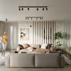 Stylish Sollux Lighting Ceiling lamp NERO 3 black/golden in loft decor