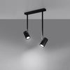 Ceiling lamp NORANO 2 black with adjustable long arms