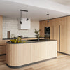 Minimalist black semi flush mount lighting with NORANO design
