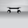 Sleek lighting for any space with Sollux Lighting Ceiling Lamp OCULARE 2 black