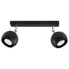 Modern lighting with Sollux Lighting Ceiling Lamp OCULARE 2 Black