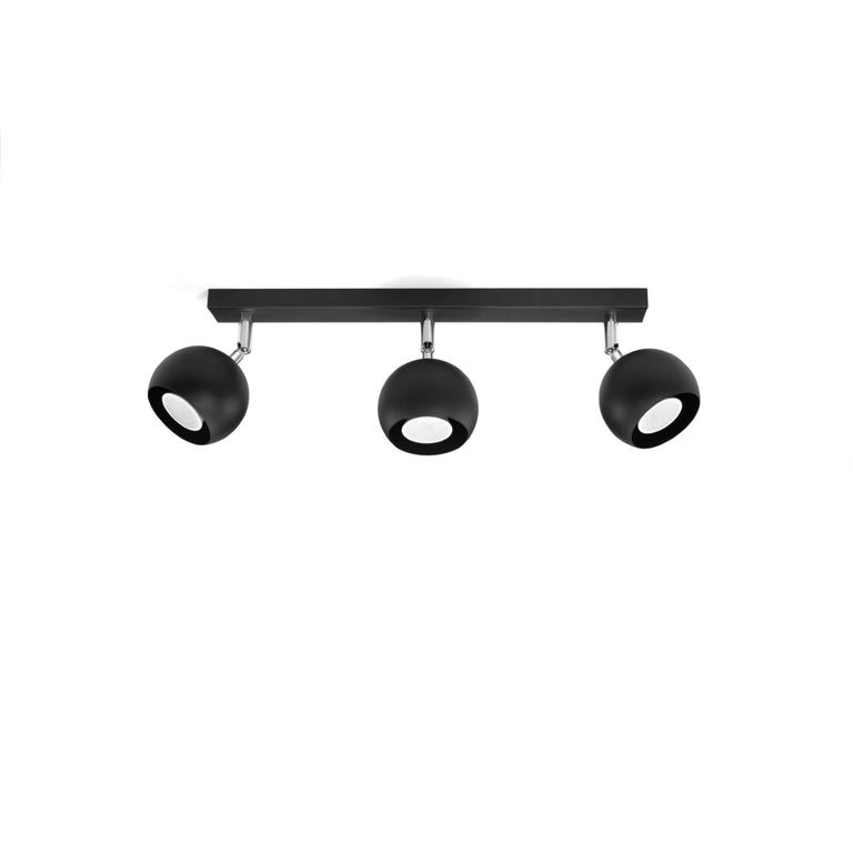 Sollux Lighting Ceiling lamp OCULARE 3 Black