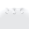 Modern semi flush ceiling lights Sollux Lighting Ceiling Lamp OCULARE 3 White