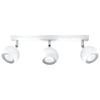 LED lighting semi flush mount Sollux Lighting Ceiling Lamp OCULARE 3 White