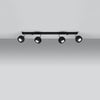 Stylish Sollux Lighting  Ceiling lamp OCULARE 4L black