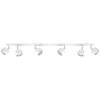 Sophisticated Sollux Lighting Ceiling Lamp OCULARE 6L White with LED compatibility