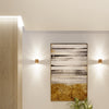 Stunning Sollux Lighting Ceiling Lamp ORBIS 1 Gold in a cozy setting.
