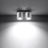 Stylish ceiling lights Sollux Lighting Ceiling Lamp ORBIS 2 White